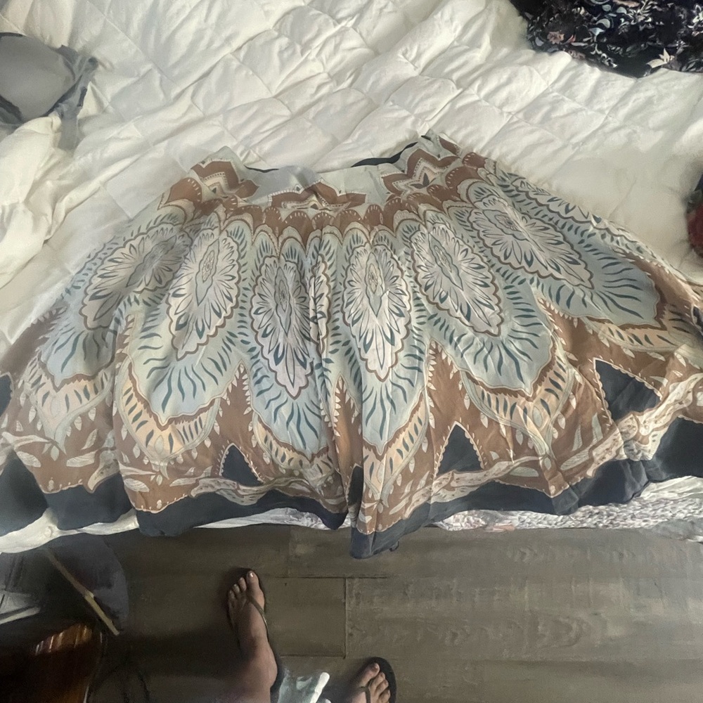 Bohemian Patterned Skirt - Multicolor - Picture 6 of 8